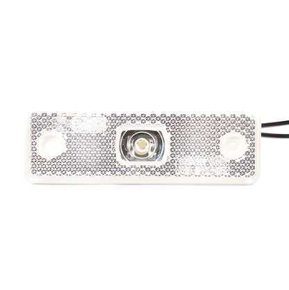 WAS 12/24V Front Clear Slimline LED Marker Lamp – IP66, E & EMC Approved Maypole MP8776B