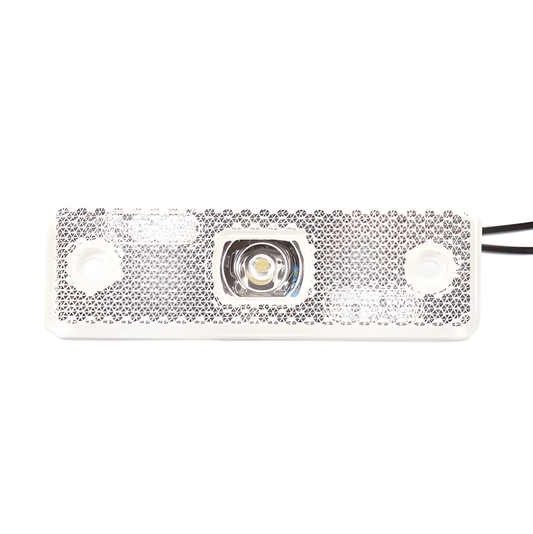 WAS 12/24V Front Clear Slimline LED Marker Lamp – IP66, E & EMC Approved Maypole MP8776B