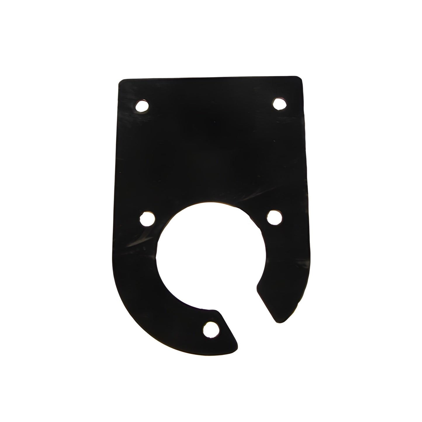 Maypole MP3465B towstep socket mounting plate – black 2mm steel bracket for 7 pin and 13 pin trailer sockets, suitable for Maypole towsteps MP346 and MP3462