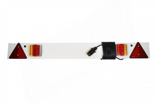 Maypole Trailer Lighting Board With 12/24v  Multi Function Led Lights STOP/TAIL/IND/NPL 1.3m Long With 6M Cable MP274PLED - Mid-Ulster Rotating Electrics Ltd