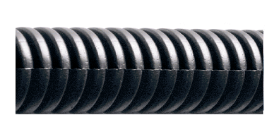 Extra flexible conduit, ID23.1mm x OD28.5mm x 50m Modified Polyamide 6 CTPA Slit lightweight high abrasion, impact and shock resistance CTPA28-S/50