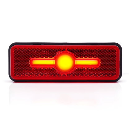 Maypole WAS 10-30V LED GLO Red Side Marker Lamp LED slimline side E Approved MP1613B
