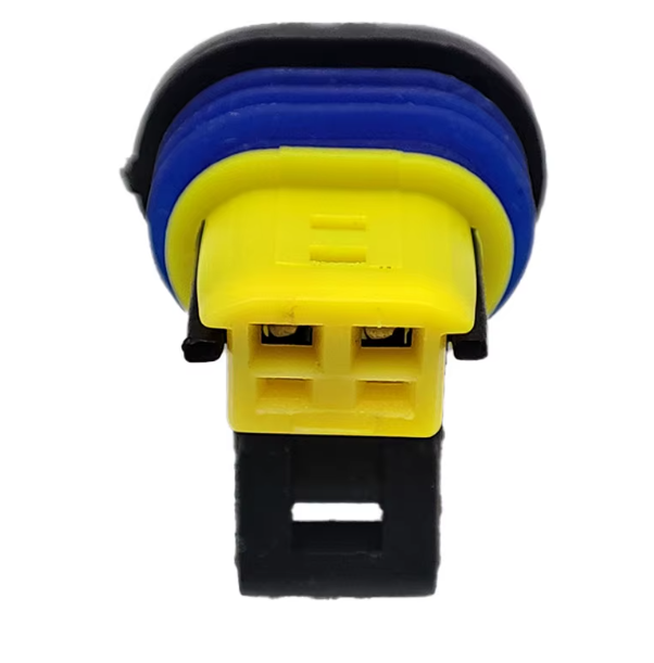close up of 2 Pin Female Connector Replaces Delphi Automotive Sensor Plug Waterproof Connector
