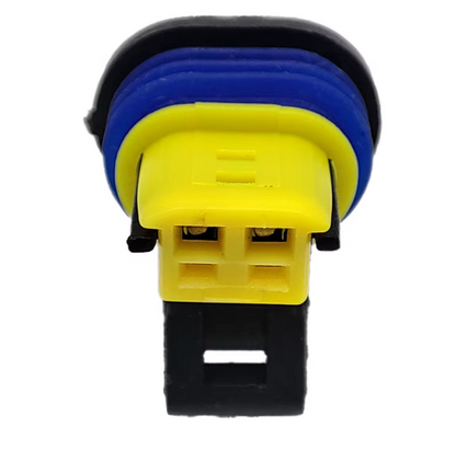 close up of 2 Pin Female Connector Replaces Delphi Automotive Sensor Plug Waterproof Connector