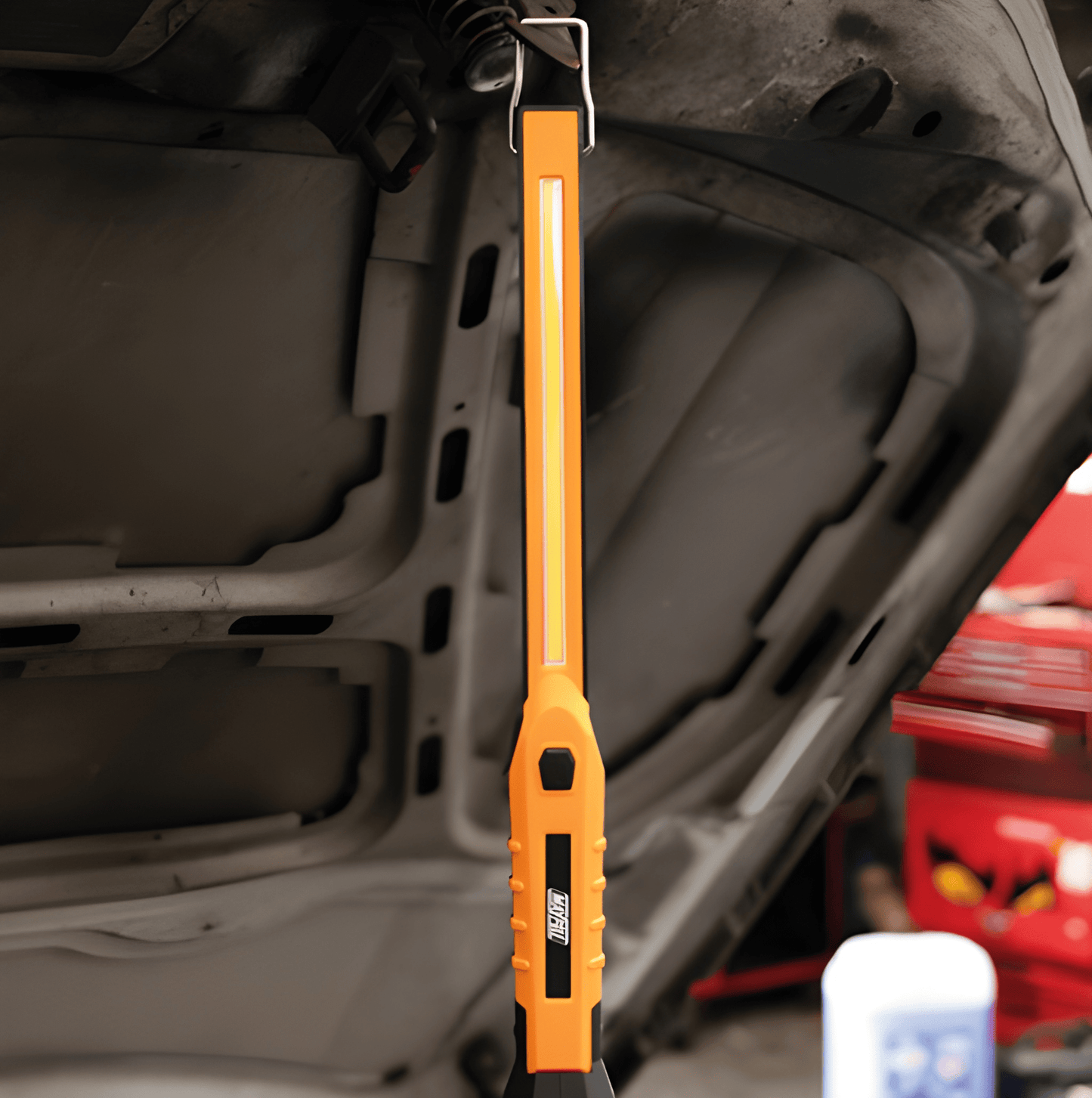 Led Inspection Hand Lamp Rechargeable Slim Line Cordless Cob Maypole MP4053