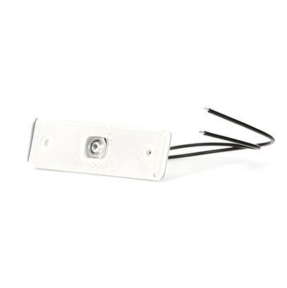 WAS 12/24V Front Clear Slimline LED Marker Lamp – IP66, E & EMC Approved Maypole MP8776B