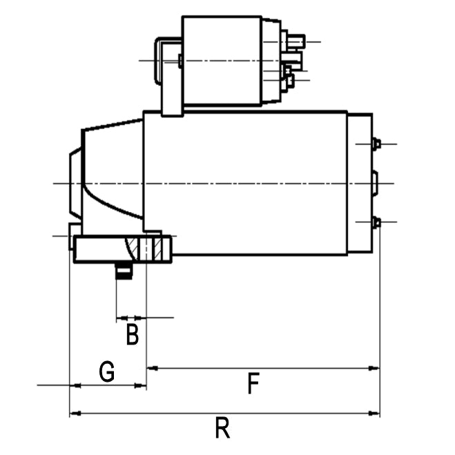 New 12V 2.2KW Starter Motor 11 Teeth Fits: Ford Transit 2.0 TDCI 116758 / STR61830