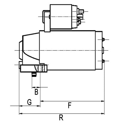 New 12V 2.2KW Starter Motor 11 Teeth Fits: Ford Transit 2.0 TDCI 116758 / STR61830