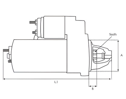 New 12V 4.2KW Starter Motor 10 Teeth Fits: John Deere, Massey Ferguson, Bobcat etc. STR60621
