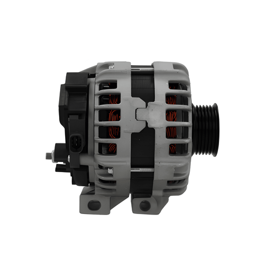 New 140A Alternator 12V Fits Vauxhall, Opel, Insignia, Zafira, Cascada ALT10950 side view on a white background