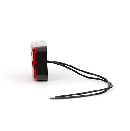 Red Led Rear Marker Lamp Light With Reflector Was 12V 24V Maypole MP8577B