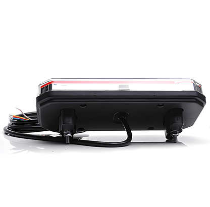 12v / 24v RECTANGULAR MAYPOLE REAR COMBINATION LIGHT STOP TAIL INDICATOR TRAILER  WAS W150 MP8830B