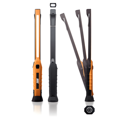 Led Inspection Hand Lamp Rechargeable Slim Line Cordless Cob Maypole MP4053