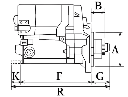 New 24V 4.5KW 10 Teeth Starter Motor Fits Caterpillar, Cummins 114282 / STR70292