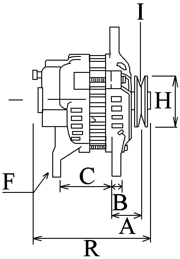 New Alternator 12v Daihatsu Kubota 111048 - Mid-Ulster Rotating Electrics Ltd