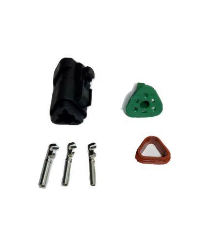 Deutsch 3 Way Plug Dt Series Female Connector Kit Mure Dt06-3S C015/W3S - Mid-Ulster Rotating Electrics Ltd