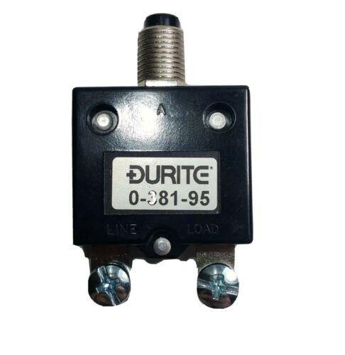 45A Thermal Circuit Breaker Trip Push Button Re-Settable 12V 24V Durite 0-381-95 - Mid-Ulster Rotating Electrics Ltd