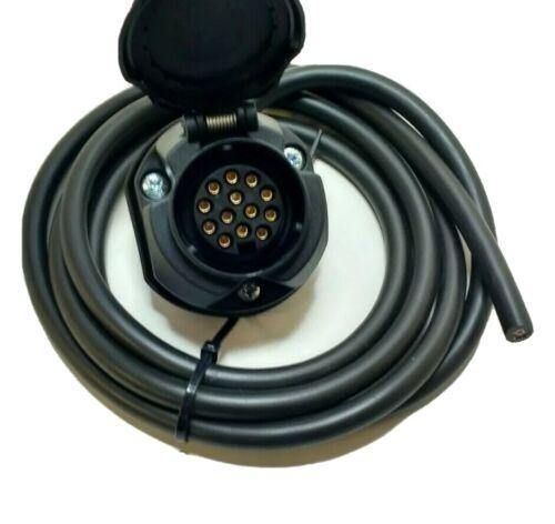Maypole 15 Pin Socket 13 Pin Trailer Socket Pre-Wired with 8 Core Cable Towing Maypole MP808 ...