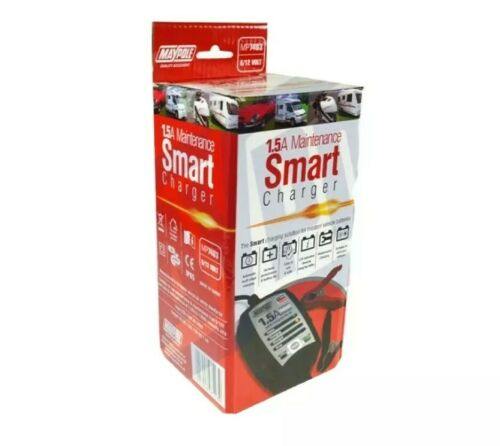 Smart Battery Trickle Charger 6V & 12V 1.5a Automatic Electronic Maypole Mp7403 - Mid-Ulster Rotating Electrics Ltd