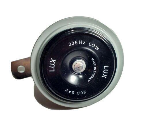 24V Disc Signal Horn Single Tone 2 Terminal 450Hz Boat Lorry Wood Auto Hrn1003 - Mid-Ulster Rotating Electrics Ltd