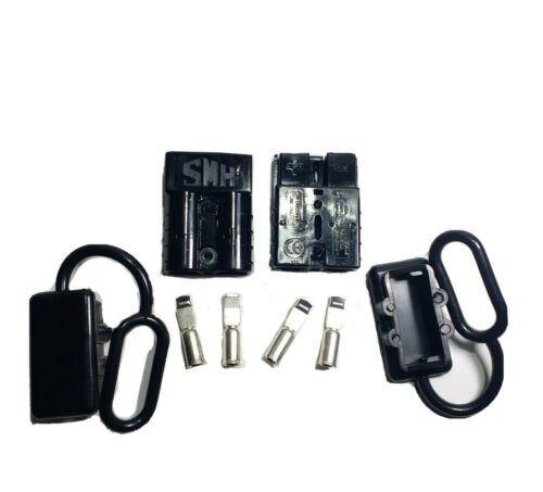 Black Replacing Anderson Connectors 50A Battery Plug & Socket Kit Mure Bac50 - Mid-Ulster Rotating Electrics Ltd