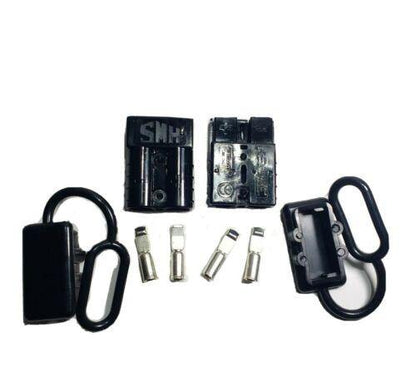 Black Replacing Anderson Connectors 50A Battery Plug & Socket Kit Mure Bac50 - Mid-Ulster Rotating Electrics Ltd