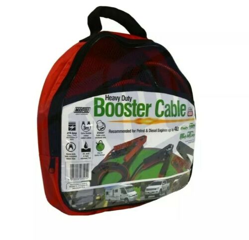 Jump Starter Booster Cables Car Heavy Duty 45mm² X 4M 900A Peak Maypole Mp3527 - Mid-Ulster Rotating Electrics Ltd