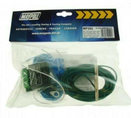 Universal Split Charge Fridge Relay Kit Caravan Camper Towing Maypole Mp292B - Mid-Ulster Rotating Electrics Ltd