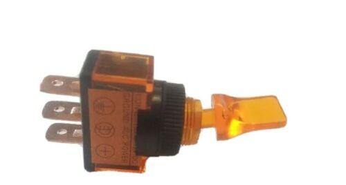 On Off Toggle Switch Flip Flick Amber Duckbill Car Dash Robinson K881 - Mid-Ulster Rotating Electrics Ltd