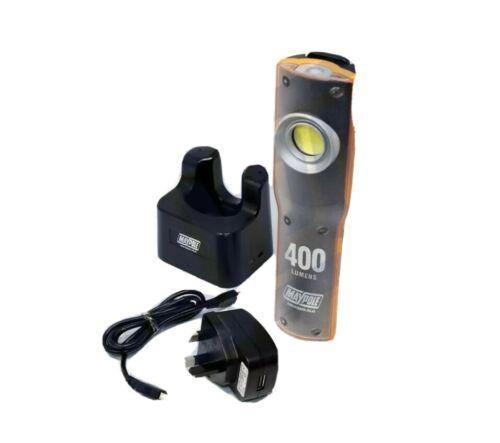 Led Inspection Hand Lamp Rechargeable With Blue Uv Torch Maypole Mp4051 - Mid-Ulster Rotating Electrics Ltd