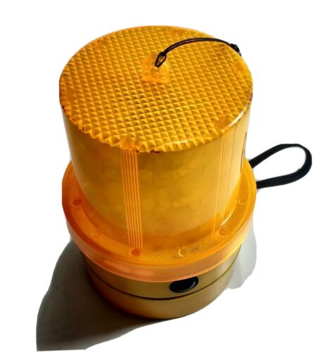 Magnetic Mount Beacon Amber Led Flasher D Cell Battery Powered Cargo 172253 - Mid-Ulster Rotating Electrics Ltd