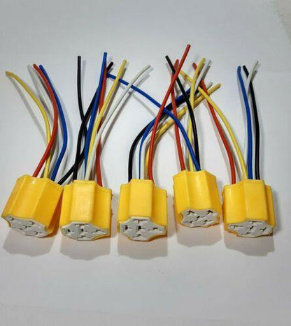 5 x Relay Multi Plug Holder Ceramic Hd Socket Base 4-5 Pin Relays Mure Pl52-Wlhd - Mid-Ulster Rotating Electrics Ltd