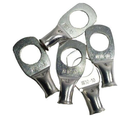 5 X 10mm X M10 Copper Tube Crimp Terminal Ring Battery Eye Wood Auto Ctt1010 - Mid-Ulster Rotating Electrics Ltd