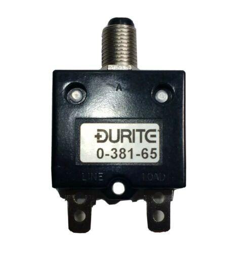 15A Thermal Circuit Breaker Trip Push Button Re-Settable 12V 24V Durite 0-381-65 - Mid-Ulster Rotating Electrics Ltd