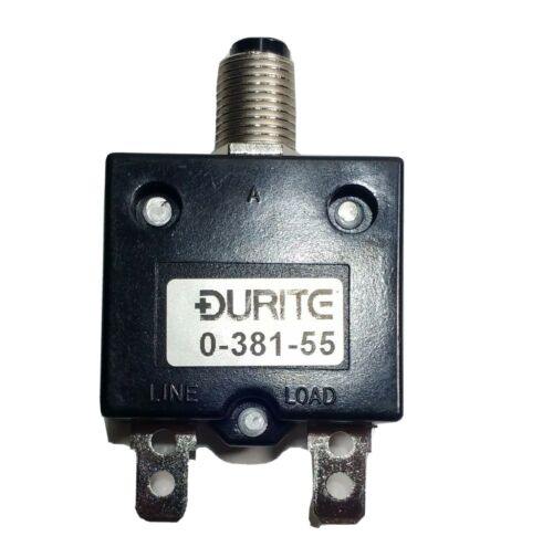 5A Thermal Circuit Breaker Trip Push Button Re-Settable 12V 24V Durite 0-381-55 - Mid-Ulster Rotating Electrics Ltd