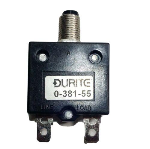 5A Thermal Circuit Breaker Trip Push Button Re-Settable 12V 24V Durite 0-381-55 - Mid-Ulster Rotating Electrics Ltd