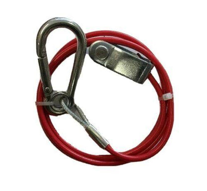 Trailer Breakaway Cable With Clevis Pin Fork For Caravan Horsebox Maypole Mp502B - Mid-Ulster Rotating Electrics Ltd