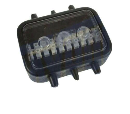 Junction Box 10 Way Trailer Rubber Clear Cover 12-24V Water & Dust Proof Mp2995B - Mid-Ulster Rotating Electrics Ltd