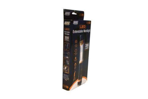 Led Inspection Hand Lamp Rechargeable Extendable Work Light 300Lm Lumen Mp4054 - Mid-Ulster Rotating Electrics Ltd