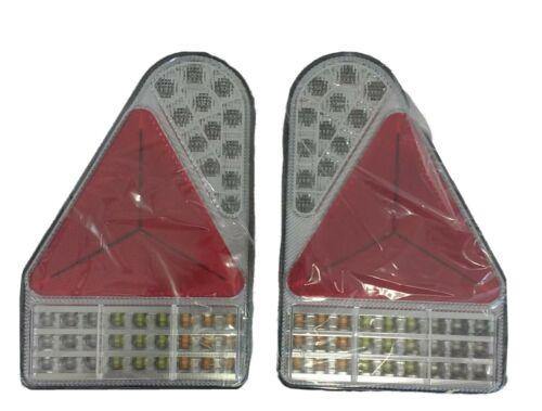 2 X Led Combo Trailer Caravan Rear Lamp Light Maypole 12V 24V Mp8605Bl Mp8605Br - Mid-Ulster Rotating Electrics Ltd