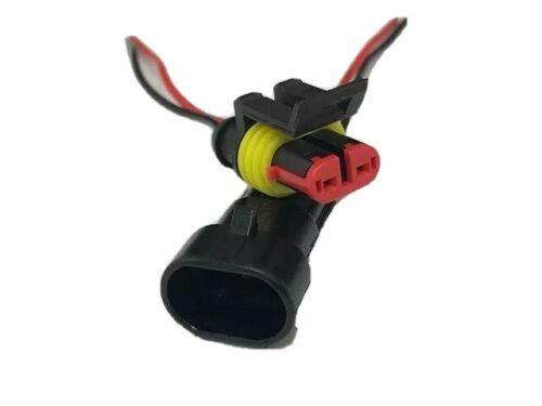 2 Way Pin Superseal Waterproof Connector Plug Kit With Wire Awg Mure 2Wssw-K - Mid-Ulster Rotating Electrics Ltd