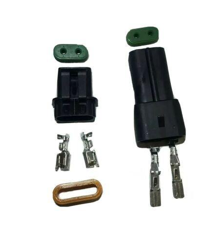 Delphi 2 Way Plug Socket Waterproof 12V 24V 46A Lorry Marine Mure Plk64 - Mid-Ulster Rotating Electrics Ltd