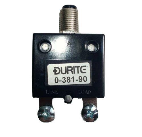 40A Thermal Circuit Breaker Trip Push Button Re-Settable 12V 24V Durite 0-381-90 - Mid-Ulster Rotating Electrics Ltd