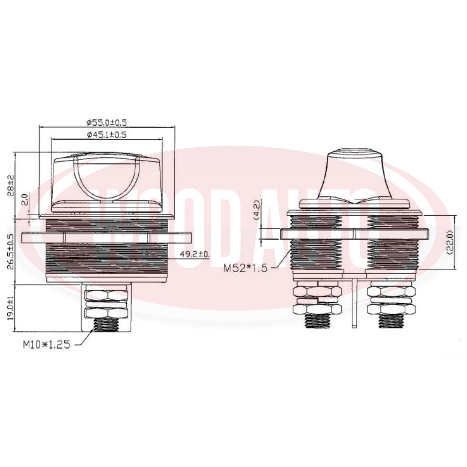 Battery Isolator Cut Off Marine Boat 300Amp 12V 24V Removable Wood Auto Bis1038 - Mid-Ulster Rotating Electrics Ltd