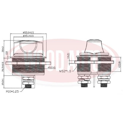 Battery Isolator Cut Off Marine Boat 300Amp 12V 24V Removable Wood Auto Bis1038 - Mid-Ulster Rotating Electrics Ltd