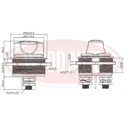 Battery Isolator Cut Off Marine Boat 300Amp 12V 24V Fixed Key Wood Auto Bis1037 - Mid-Ulster Rotating Electrics Ltd