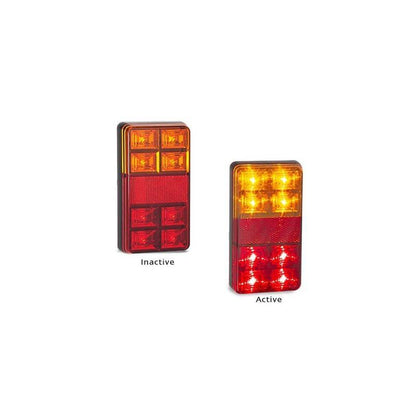 2 x 12V LED AUTOLAMPS REAR COMBINATION LIGHT STOP TAIL INDICATOR TRAILER 151BAR2 - Mid-Ulster Rotating Electrics Ltd