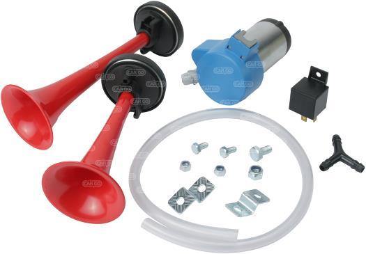 12v Marco dual tone plastic air horn kit with E approval 160002 - Mid-Ulster Rotating Electrics Ltd