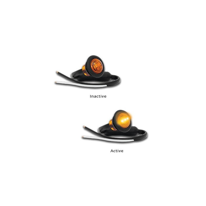 Amber Side Outline Marker Lamp Light 12V 24V Led Autolamps 181Ame