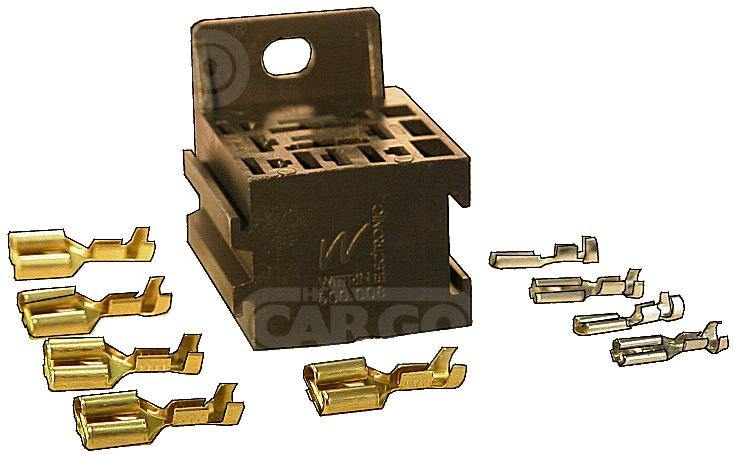 Relay Multi Plug Holder Socket Base Kit 4 5 6 7 8 9 Pin Cargo 192158 - Mid-Ulster Rotating Electrics Ltd
